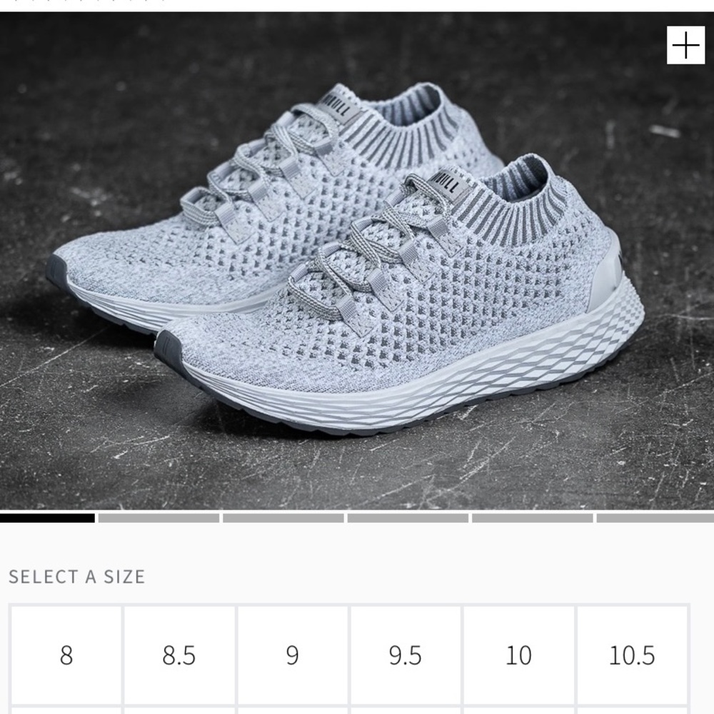 NOBULL Cool Grey Knit Runners